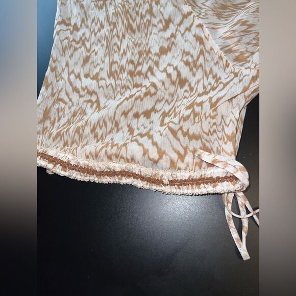 Aerie V-Neck Sheer Oversized boho Cover Up Dress Size XS/S NWT - Picture 3 of 5